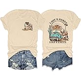 I Got A Heart Like A Truck T Shirt Women Country Music Shirts Nashville Concert Outfit Western Sunset Cowgirl Tops
