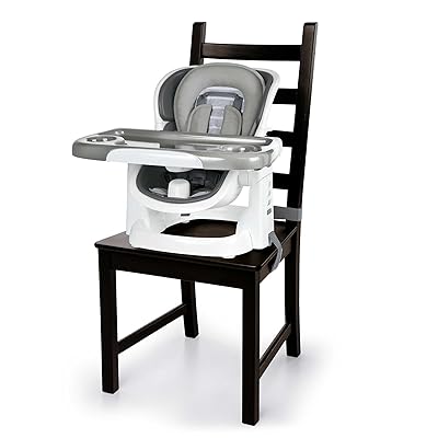 Ingenuity ChairMate High Chair Grey, Bella Teddy Dominican
