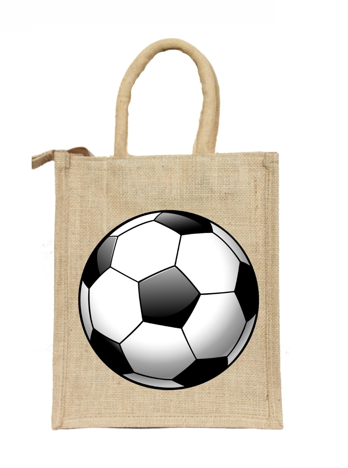 deshi decor unisex jute bag with zip(multicolour)