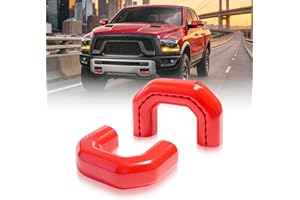 TOVIIEA Tow Hook Covers for Dodge RAM 1500 Classic 2009-2026 Warlock & Rebel, U-Shape,Tow Hitch Covers Compatible with Dodge 