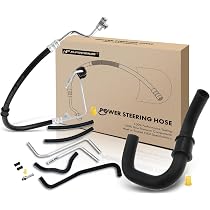 A-Premium Power Steering Return Hose Assembly – Compatible With 2006-2011 Honda Civic 1.8L FWD (Pipe To Reservoir)