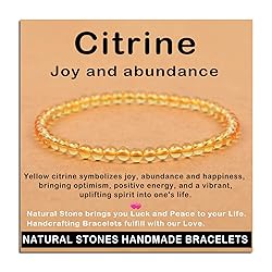 AD Beads Handmade Gemstone Stretch Elastic Bracelet