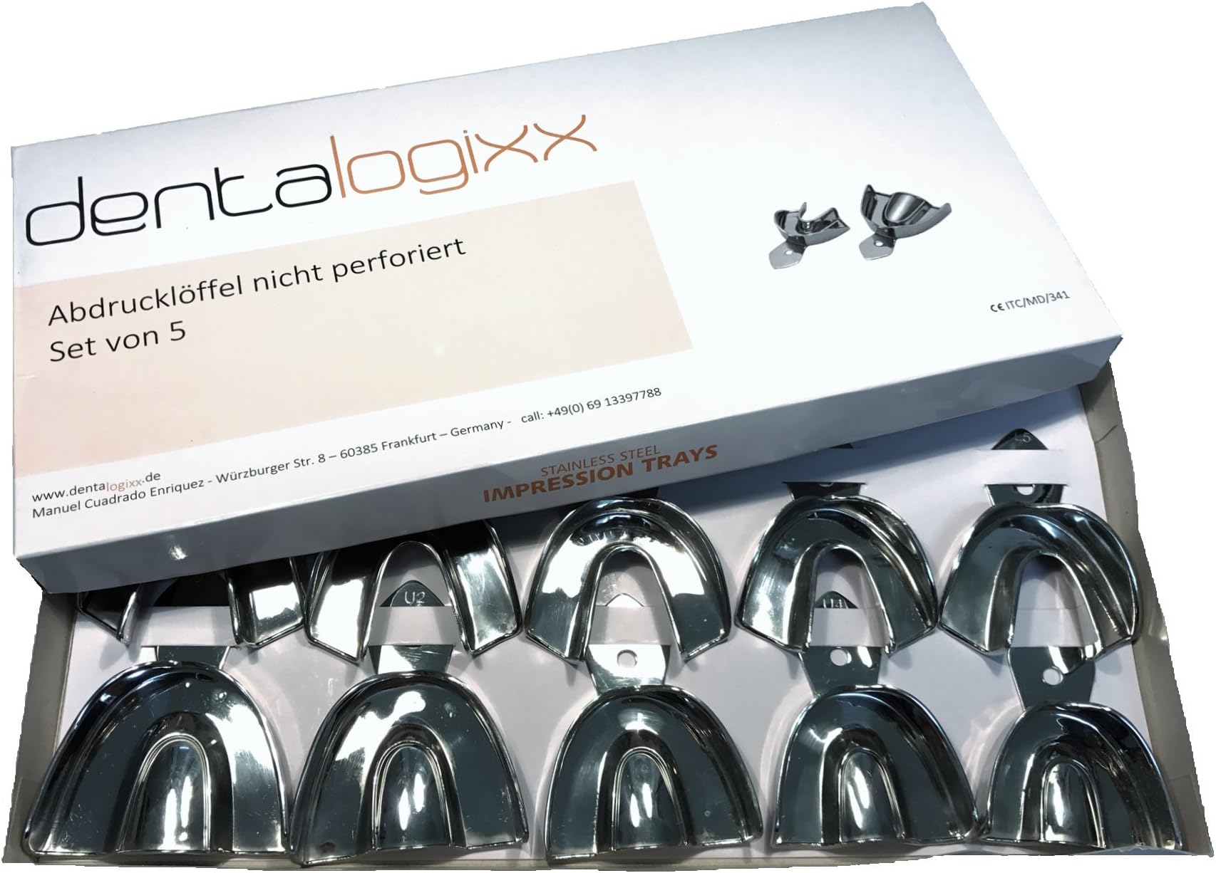 Dentalogixx Impression Trays Non Perforated