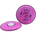 3M Particulate Filter 2097/07184(AAD), P100 Respiratory Protection with Nuisance Level Organic Vapor Relief - 1 Pair