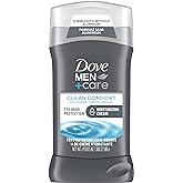 Dove Men+Care Deodorant Stick Aluminum-free formula with 48-Hour Protection Clean Comfort Deodorant for men with Vitamin E and Triple Action Moisturizer, 3 Ounce (Pack of 1)
