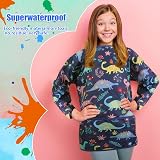 Zuimei 3 Pack Kids Art Smock Waterproof Painting Apron 23 x 19 in Toddler view 6