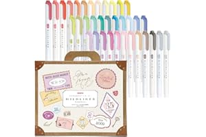 ZEBRA PEN ZEBRA WKT7-35C Highlighter, Mildliner, 35 Color Set, Gift Box Included