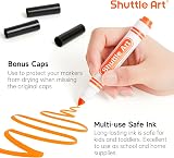 Shuttle Art 304 Pack Washable Felt Tip Colouring Pens 16 Colours Kids view 4