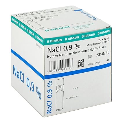 Kochsalzlösung 0,9% Miniplasco connect, 20X10 ml