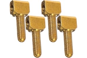 HAWILLOSCH 4pcs Cello Bow Screw Parts High Strength Replacement for Cello Instrument Bow Repair Easy to Install
