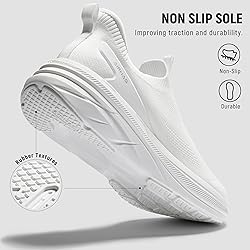 AIRHAS Womens Wide Toe Box Walking Shoes Slip On