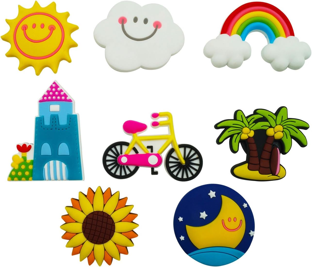 Happy CherryMagnets for Fridge 8PCS Magnets Set Refrigerator Magnets for Whiteboard, Map