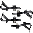 Lwuey 4PCS Drum Microphone Clip, Drums Mount Clips Shockproof Universal Micro Phone Clamps Adjustable Druming Mic Kit Holder 