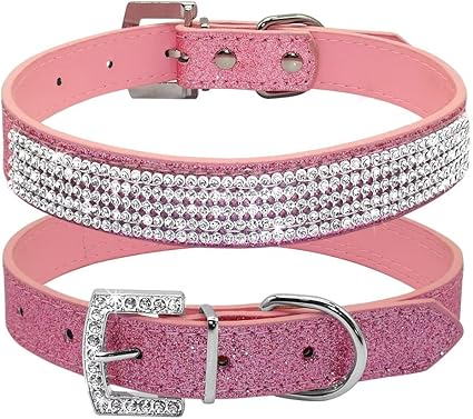 Beirui Bling Rhinestone Leather Dog 