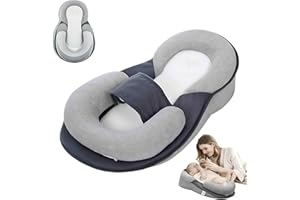GENERIC Rest Nest Baby Bed Feeding Nest Baby Bed, Tummy Time Pillow, for Comfortable Play & Feeding Support