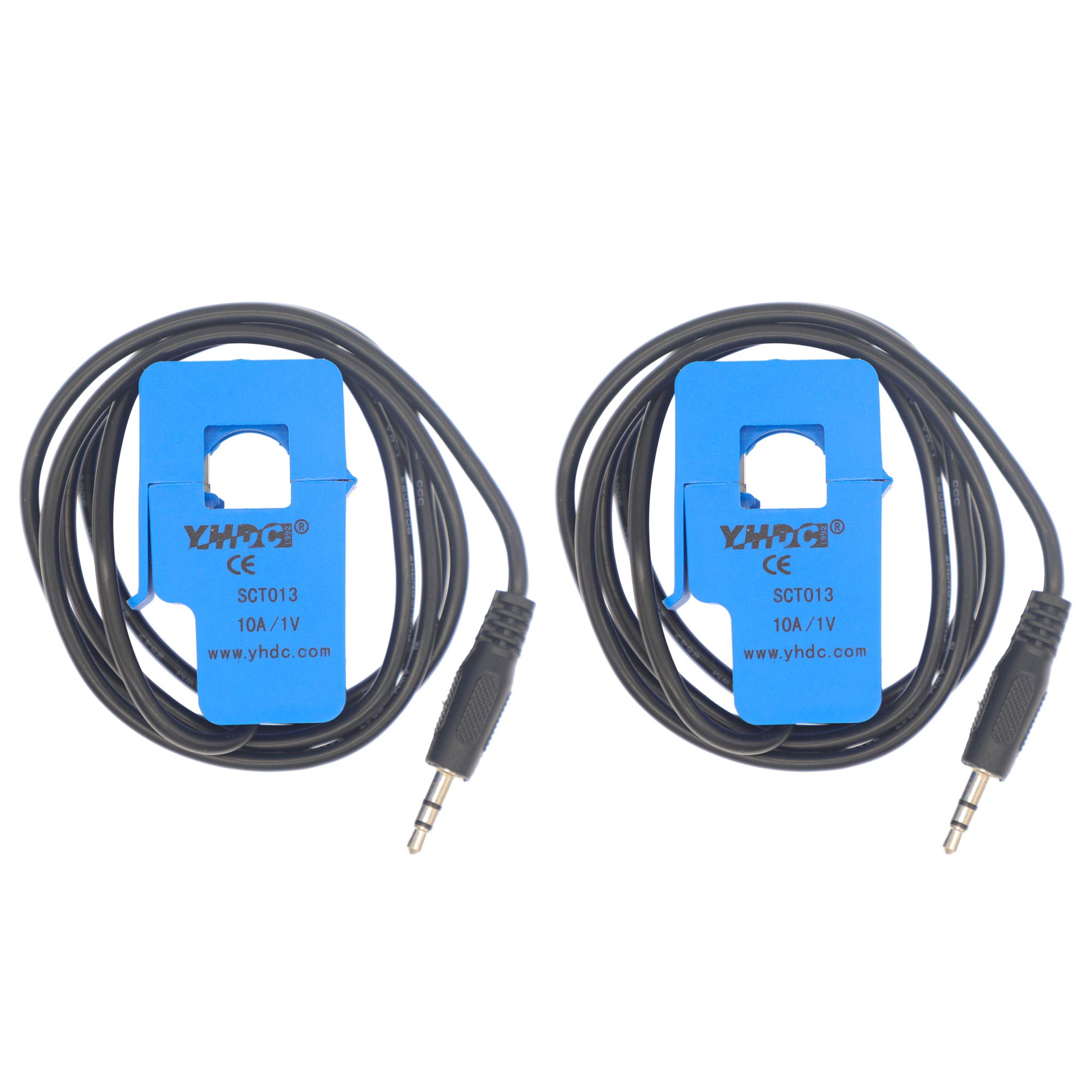 2PCS SCT013-010 10A 1V Non-invasive Split Core Current Transformer Sensor