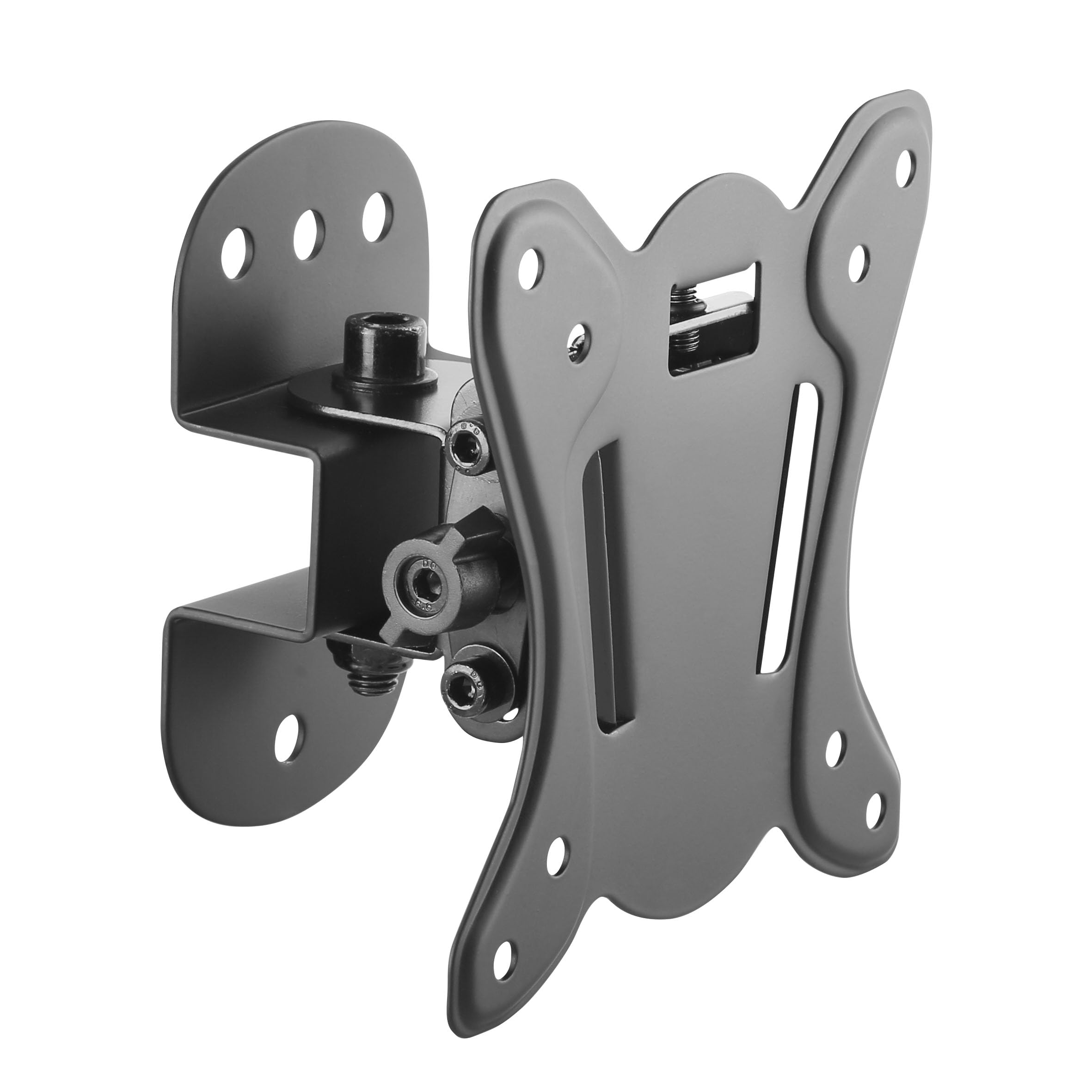 Metronic 451054 TV Wall Mount Adjustable Swivel and Extendable for Screens 33.02-71.12 cm (13-28 Inches) Black