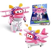 Super Wings transformable Toys, 5 in Ellie Transforming Airplane Toys, 2-in-1 Mode Action Figures, Plane to Robot, Preschool Gift transformable Figures for Boys Girls Kids Age 3 4 5 6 7 8+