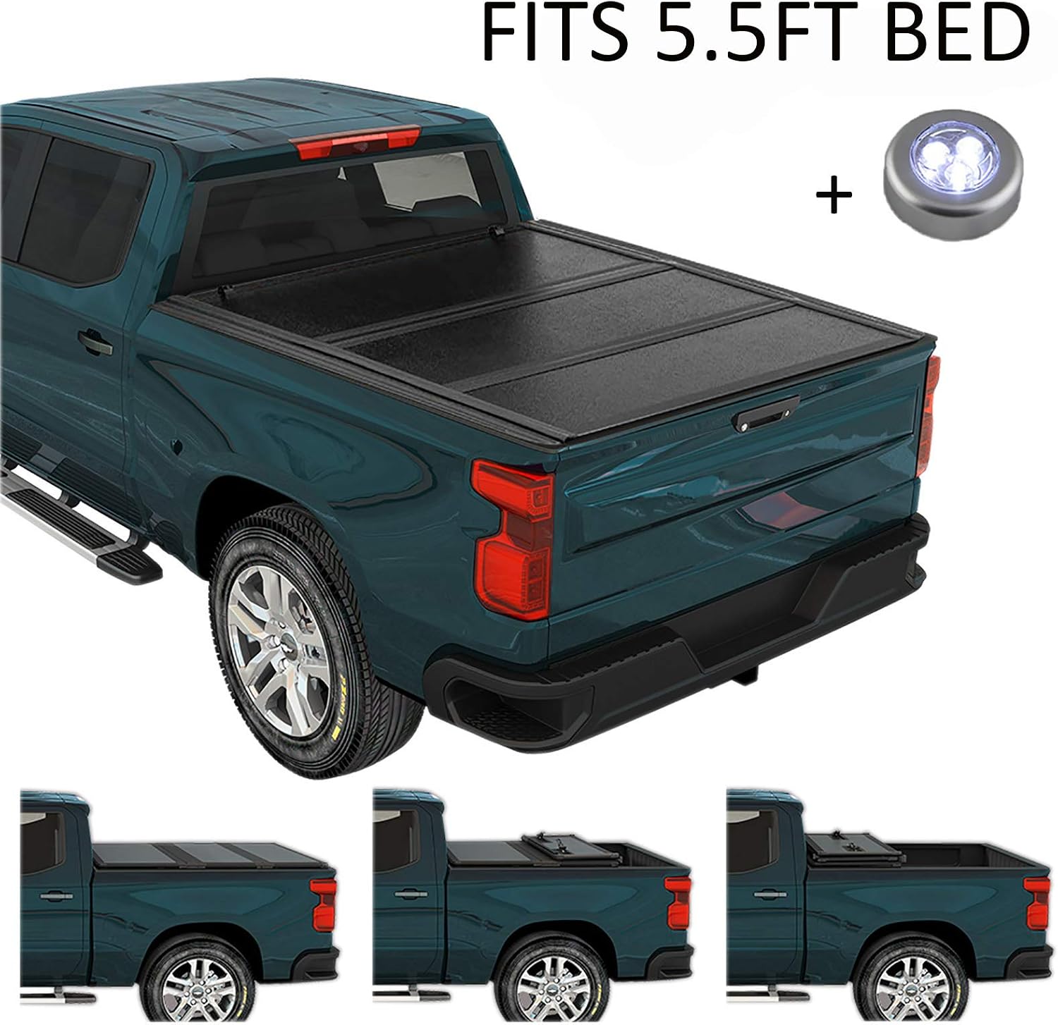 CARMOCAR Pickup Truck Bed Covers for Toyota Tundra 2007