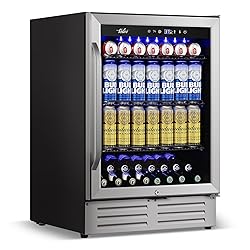 Velivi 24 Inch Beverage Refrigerator, 210 Cans