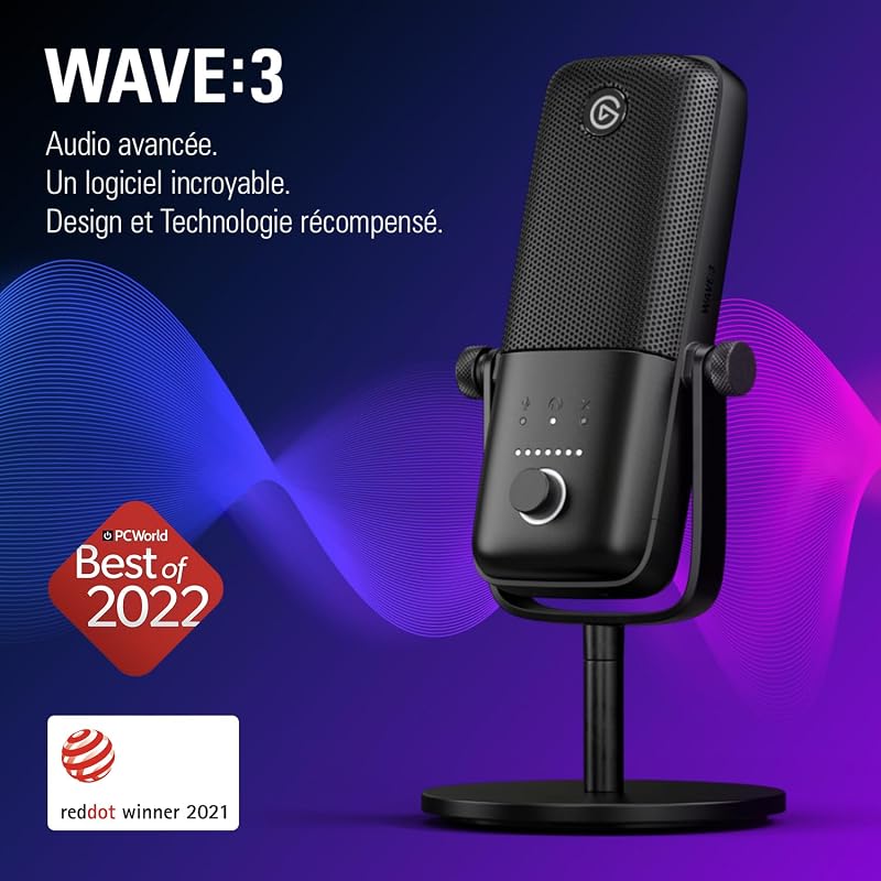 Wave:3 – Micro à condensateur USB