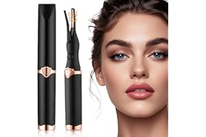 OZDOZD Heated Eyelash Curler, Quick Heating, Customizable Temperature, Electric Eyelash Curler, Black