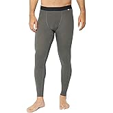 DANISH ENDURANCE Merino Wool Base Layer Pants for Men, Thermal Long Johns, Dark Grey, M