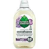 Seventh Generation EasyDose Laundry Detergent Fresh Lavender Ultra Concentrated Washing Detergent 23 oz