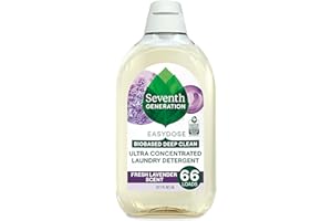 Seventh Generation EasyDose Laundry Detergent Fresh Lavender Ultra Concentrated Washing Detergent 23 oz