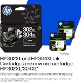 HP 302XL 304XL High Yield Black Original Ink Cartridge B7RT9AE for DeskJet view 2
