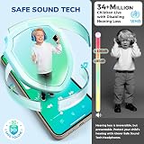 iClever BTH12 Bluetooth Kids Headphones Colorful LED Lights 55H Playtime Volume view 3