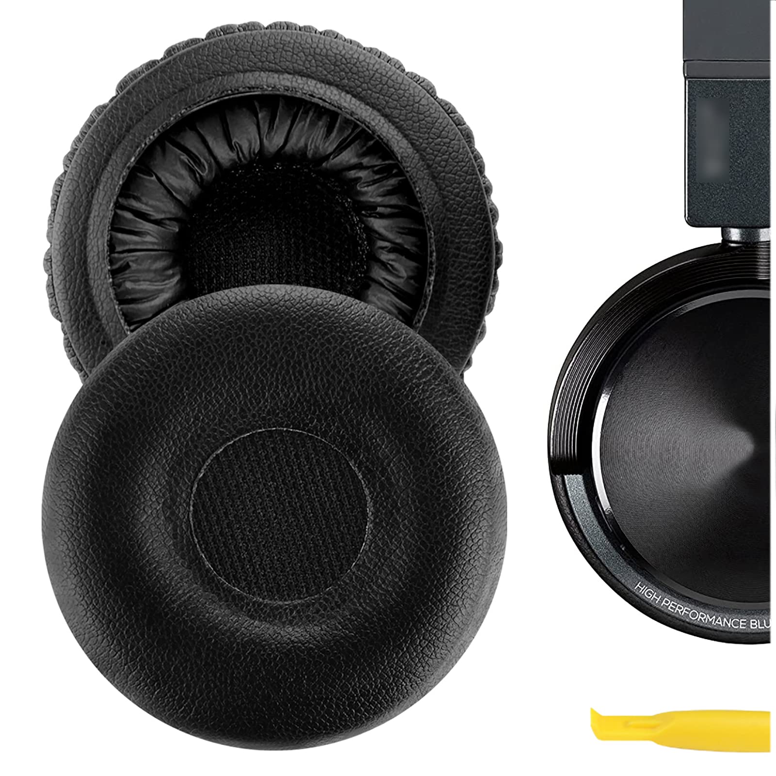 Geekria Replacement Ear Pads for AKG Y40/ Y45/ Y45BT Headphones Ear Cushions, Repair Parts (Black)