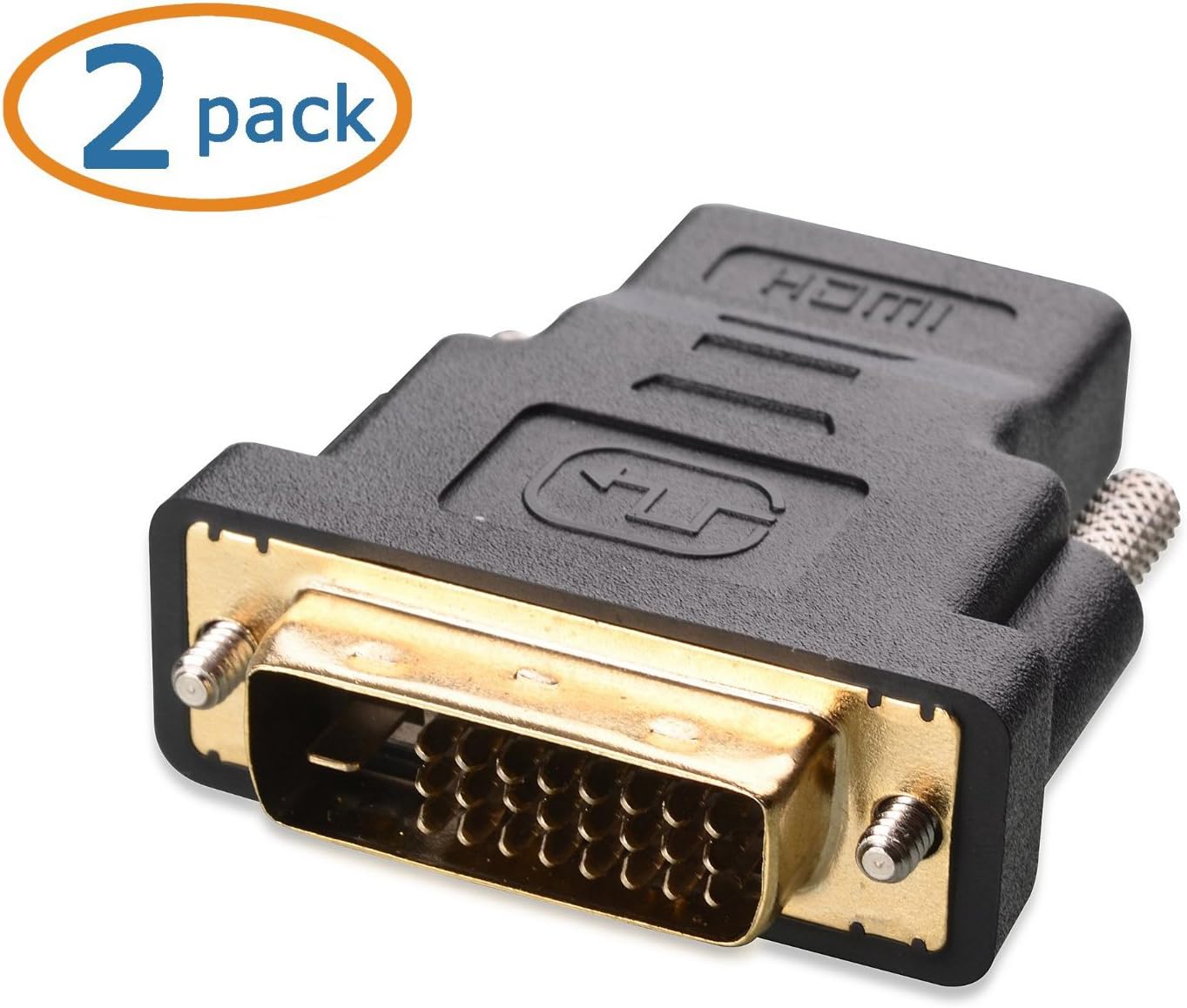 Cable Matters 2-Pack HDMI to DVI Adapter (DVI to HDMI Adapter): Electronics