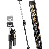Strapinno - Ratcheting Cargo Bar 44"-74", Non-Slip Truck Bed Divider, Easy Setup, Strong 1.25" Tube, Adjustable Stabilizer for Pickup Trucks