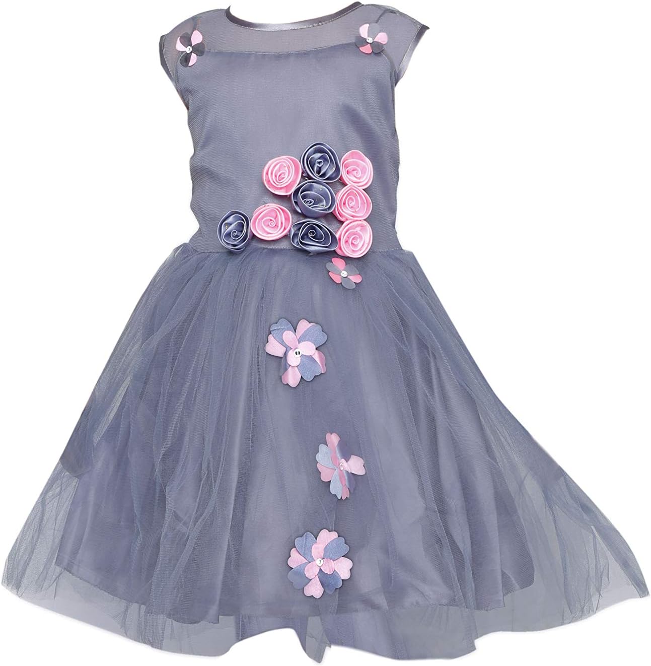 Girl's Fit and flare Knee Length Dress