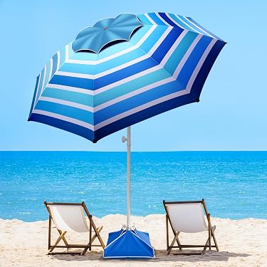 compact patio umbrella Pure Garden 9' Half Round Patio Umbrella