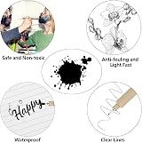 Svalor Fineliners Pens 12 Piece Set Black with 12 Line Widths for Art Drawing view 3
