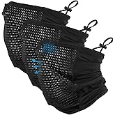 3 Pcs Adjustable Cooling Neck Gaiter Breathable Balaclava Face Mask with Mesh Holes Strap UV Protection Neck Cover for Men