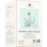 Herb Tea: Dandelion Root &amp; Leaf for Detox &amp; Digestion by HealthKing