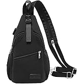 LOVEVOOK Sling Bag for Women Casual Daypack Nylon Crossbody Sling Backpack Travel Shoulder Bag Hiking Daypack | Casual Daypack, Nylon, Travel, Hiking, Daypack