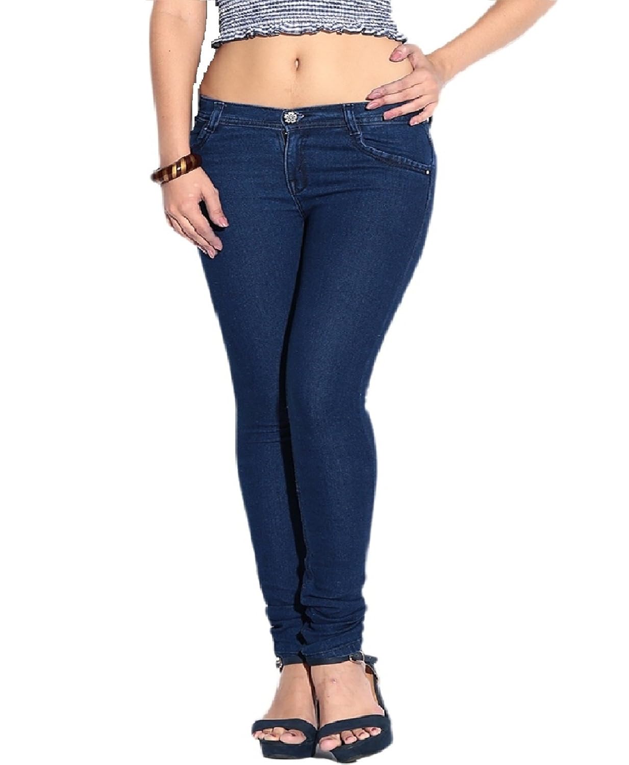 ganga women's slim fit jeans