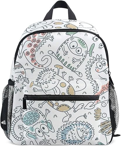 Amazon Co Jp Annsin キッズ バッグ 通園リュック バックパック リュック リュックサック デイバッグ 子供 幼稚園 保育園 遠足 通園 入園 入学 通学 プレゼント お祝い 男の子 女の子 モンスター 可愛い シューズ バッグ