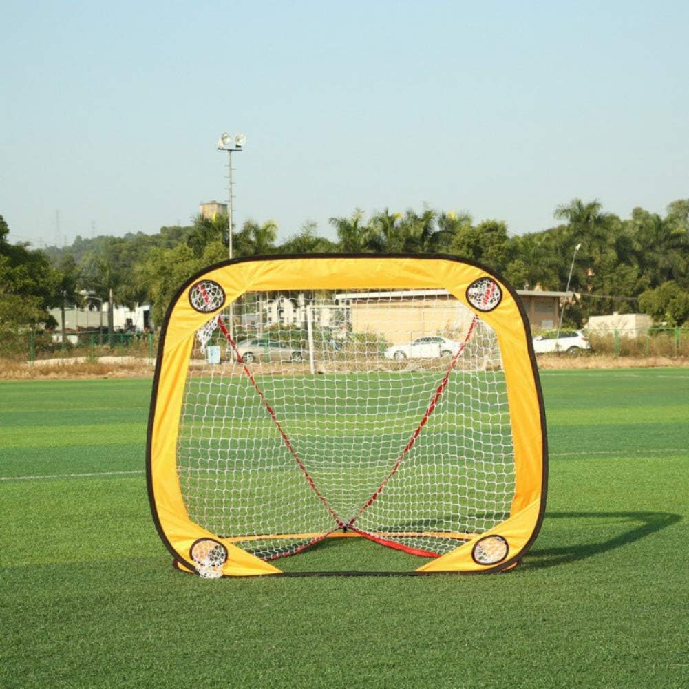 Jlong Sports Street Hockey Goal Folding Goal Hockey Training Goal Net All Purpose Goal Set Portable Pop-up Sports Game Target Net with Storage Bag : Sports & Outdoors