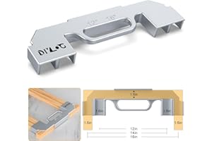DIYLOG 3 in 1 Framing Tools, 12/14/16 for Stud Master 16 Framing Spacing Tool, Stud Buddy, 16 Stud Framing Tool, Stud Framing Tool, Precision Aluminum Framing Jig Layout Tool, Walls, Roofs, Floors