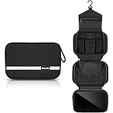 dopobo Travel Toiletry Bag for Women, Dopp Kit for Men, Waterproof Makeup Bag Shaving Bag with Hanging Hook, Portable Toiletr