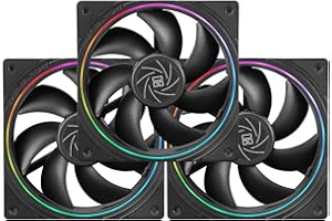 Thermalright TL-S12 X3 CPU Fan 120mm Case Cooler Fan, 4pin PWM Silent Computer Fan Under 23.2dB(A) for Case CPU Liquid Cooler