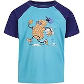 Under Armour Boys' Short Sleeve Baseball Graphic T-Shirt, Lightweight & Breathable, Relaxed Fit, Base Steal Blue, 6