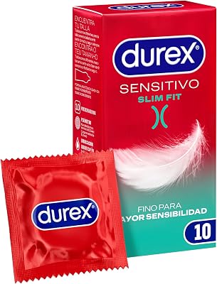 Preservativos Durex Soft Sensitive Para Maior Sensação Tamanho Pequeno - Branco, 10 Unidade (Embalagem de 1)