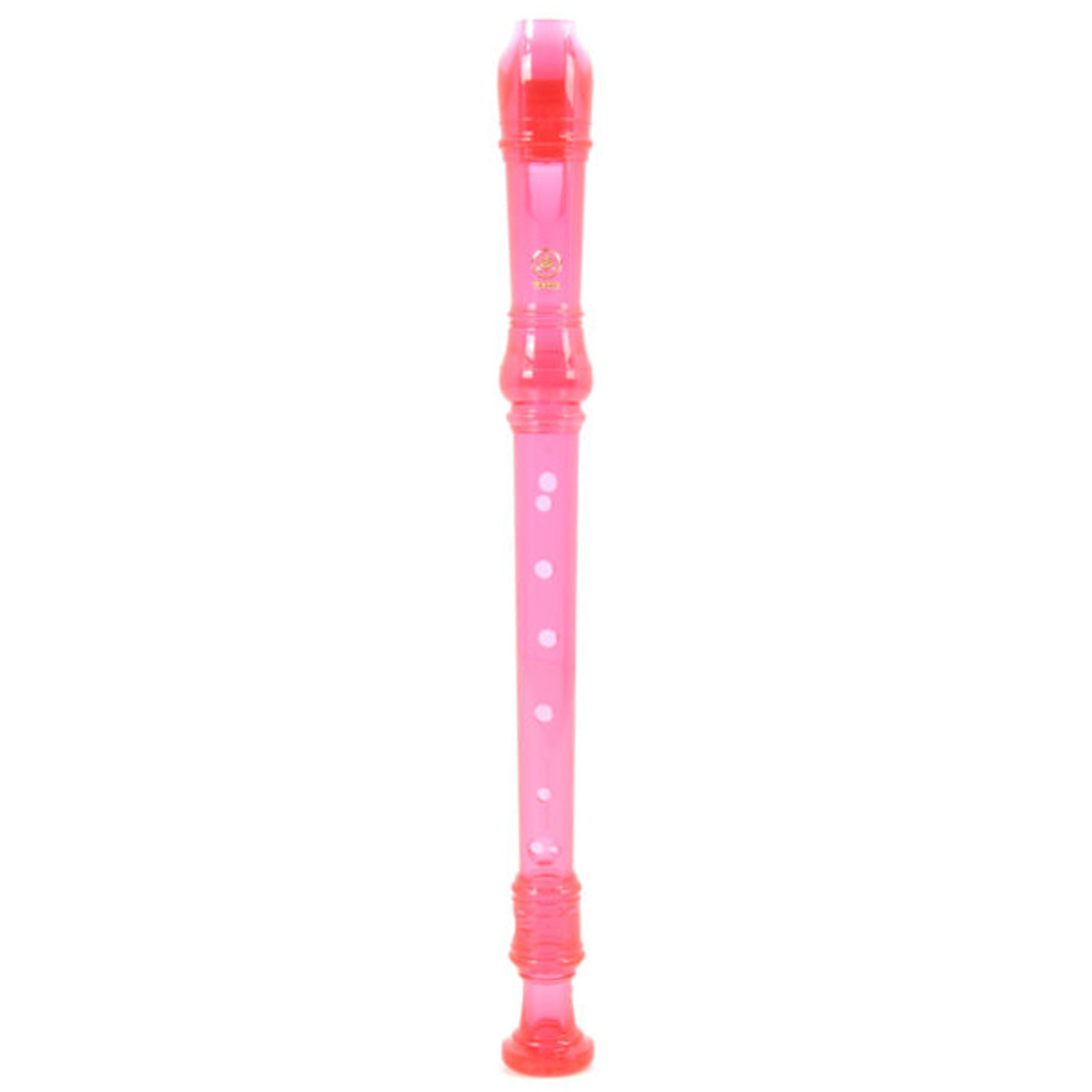 YAMAHA Recorder - Soprano Recorder, German fingering, Translucent Pink