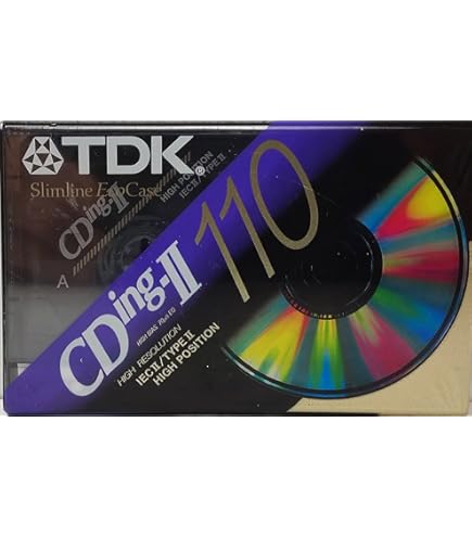 Amazon.com: TDK CD Heavy Bass Performance 120 Minutes Audio